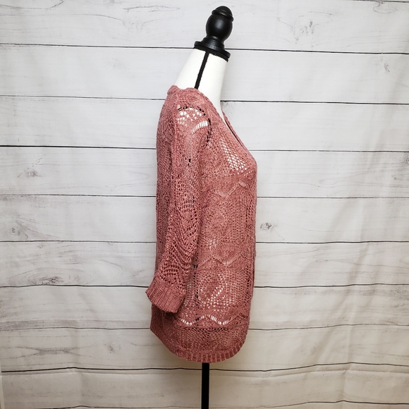 Sold Elsewhere - Pink Republic Loose Knit Cardigan - Picture 2 of 4